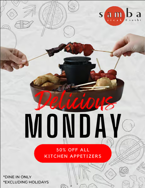 50% OFF KITCHEN APPS EVERY MONDAY!!
